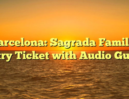 Barcelona: Sagrada Familia Entry Ticket with Audio Guide