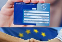 European sanitary card