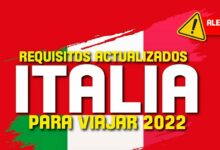 Requisitos covid para entrar a Italia