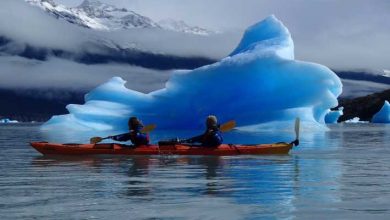 El Calafate: viaje de kayak de Perito Moreno con equipo y almuerzo