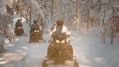 Rovaniemi: Lago Lehtojärvi Tour de safari de motos de nieve eléctricos